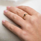 Anillo Kali Diamante Negro