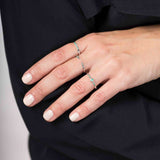 Bague Émeraude Argent