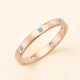 Bague Viyom pour homme en diamant et or rose 18 carat