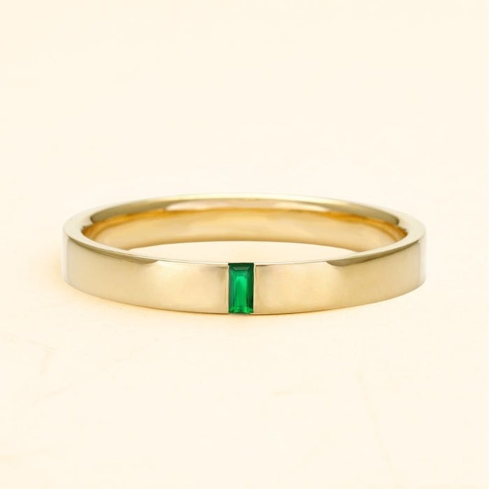 Emerald Agni ring for men