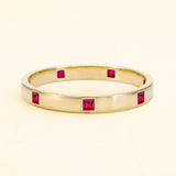 Viyom ring for men ruby 18 carat gold