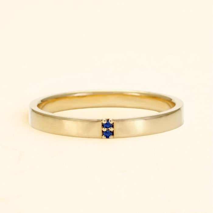 Anillo Zafiro para hombre Kabir