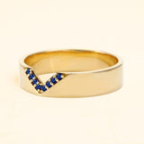 Bague pour homme Rudra en saphir