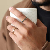 Mangal Black Diamond Ring