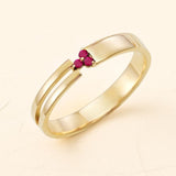 Vibhu unisex ruby ring