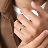 Anillo Vibhu Zafiro