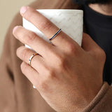 Anillo moderno Zafiro para hombre