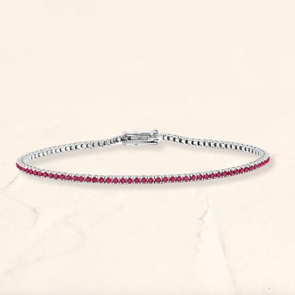Ruby Ganga White Gold Bracelet