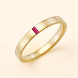 Solitaire ruby ring Agni Man