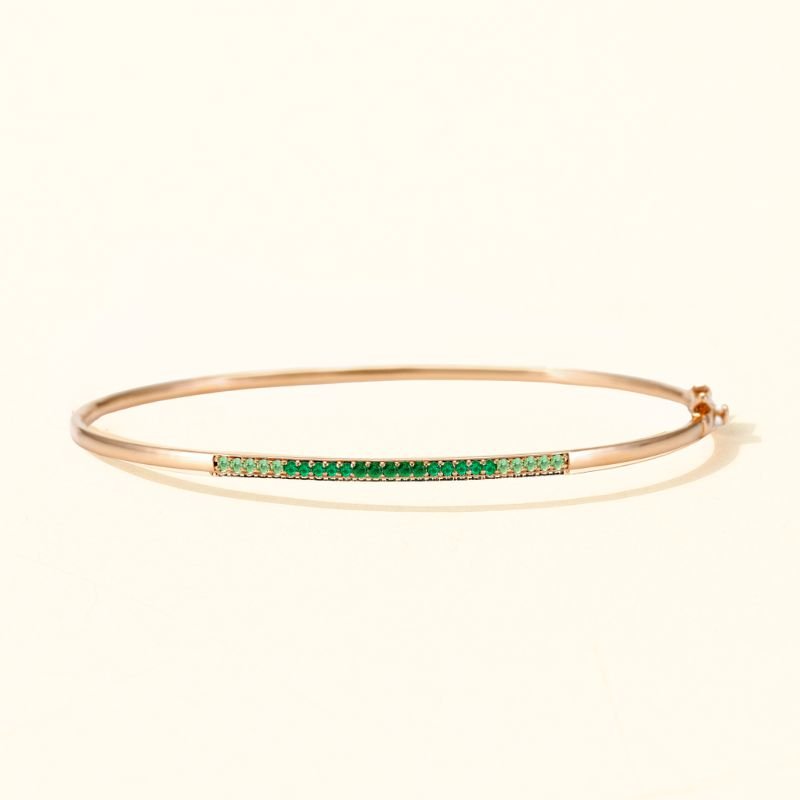 Jonc Tarang canopee or rose 18 carats femme