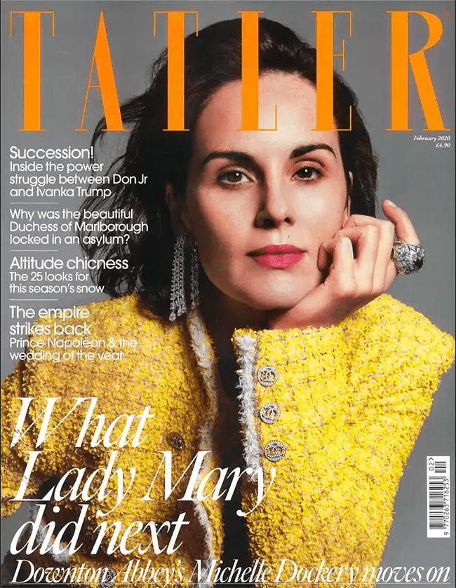 front page of Tatler magazine January 2019