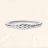 White gold diamond-paved Sushma wedding ring