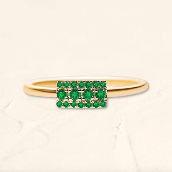 Sapna Emerald Ring