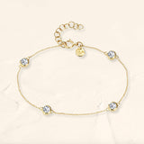 Dhanya bracelet diamond set in gold