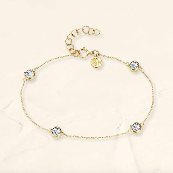 Dhanya bracelet diamond set in gold