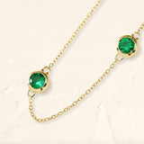 Dhanya emerald bracelet