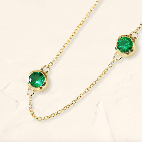 Dhanya emerald bracelet