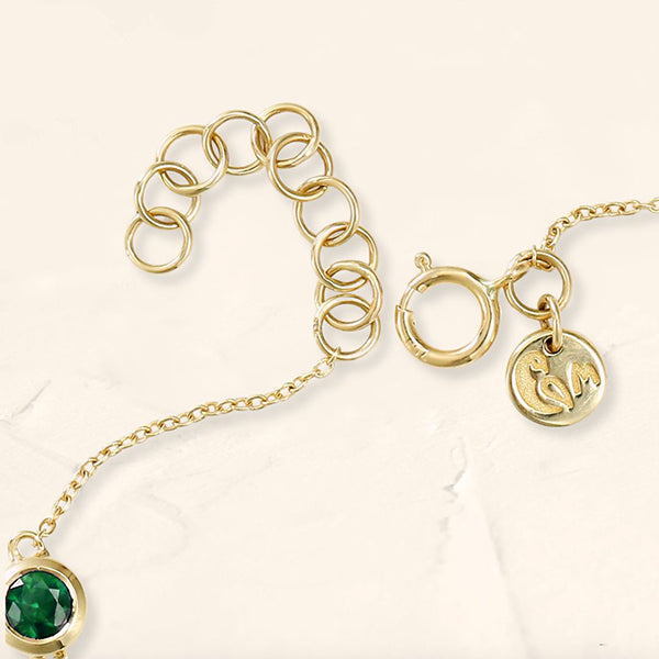 clasp Bracelet Dhanya emerald