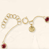 clasp bracelet Dhanya ruby