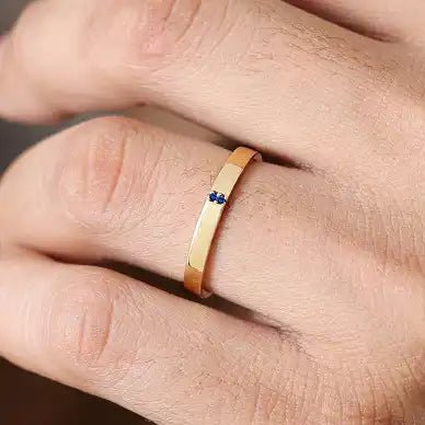 Anillo Kabir Zafiro