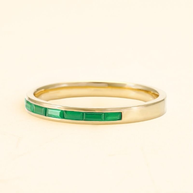 Men's emerald ring 