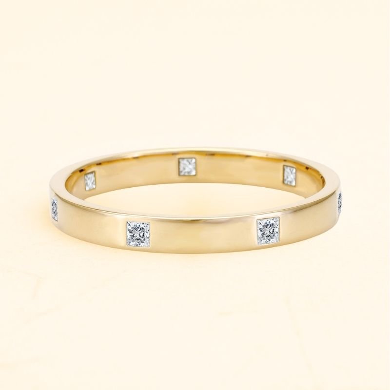 Bague  Viyom  en  diamant  et  or jaune 18 carat  pour homme  