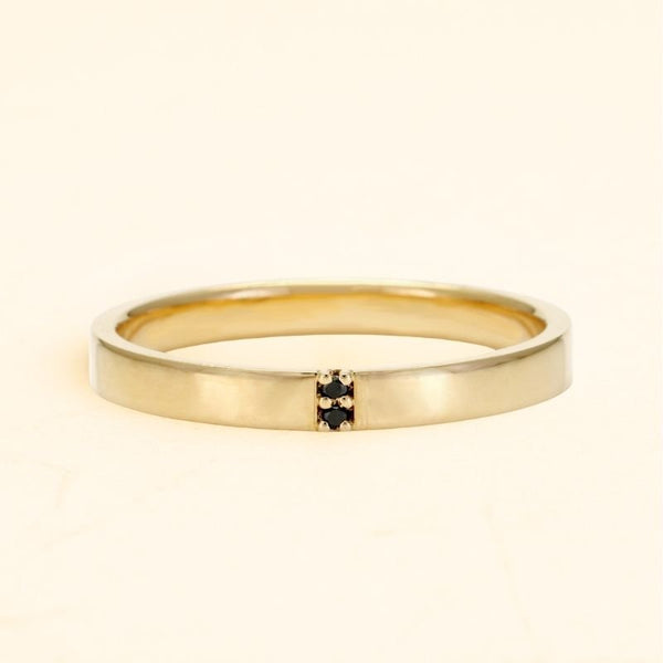 Kabir black diamond man ring 