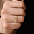 Anillo de diamantes negros para hombre