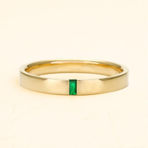 Emerald Agni ring for men