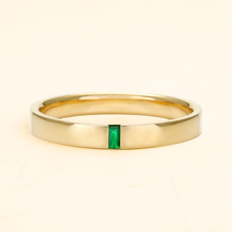 Emerald Agni ring for men
