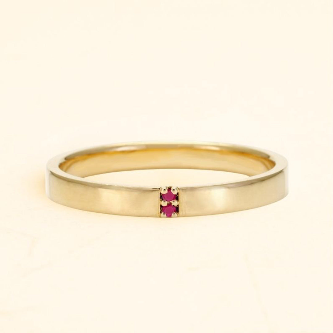 Bague Kabir en rubis pour homme