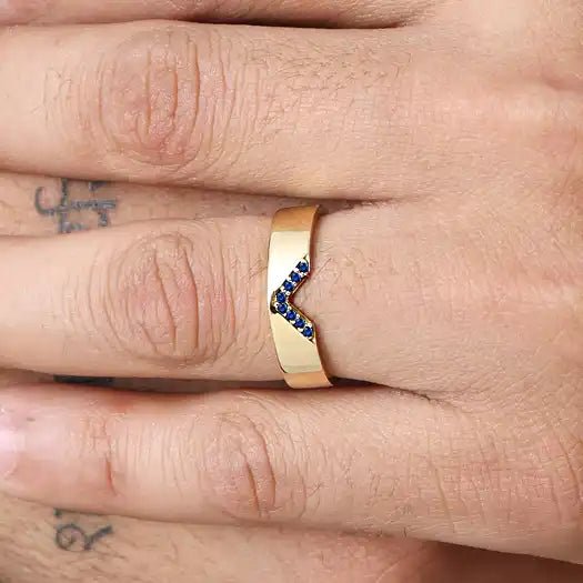 Anillo Rudra Zafiro