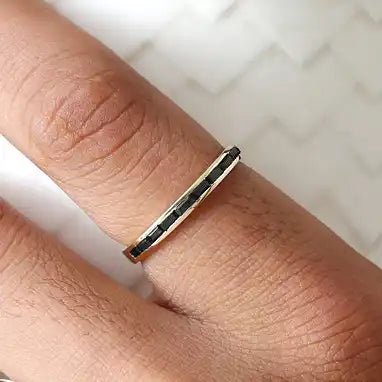 Mangal Black Diamond Ring