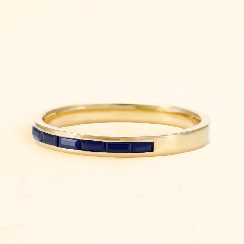 Anillo Mangal en la semieternidad Zafiro 