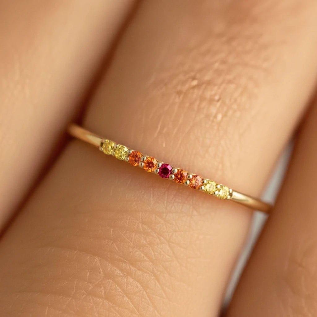 Bague Kiran Saphir Sunset
