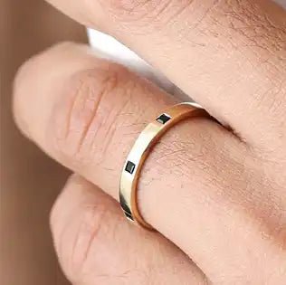 Viyom Black Diamond Ring