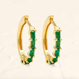 Creoles Yatra emerald baguette