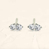 prema diamond earrings white gold