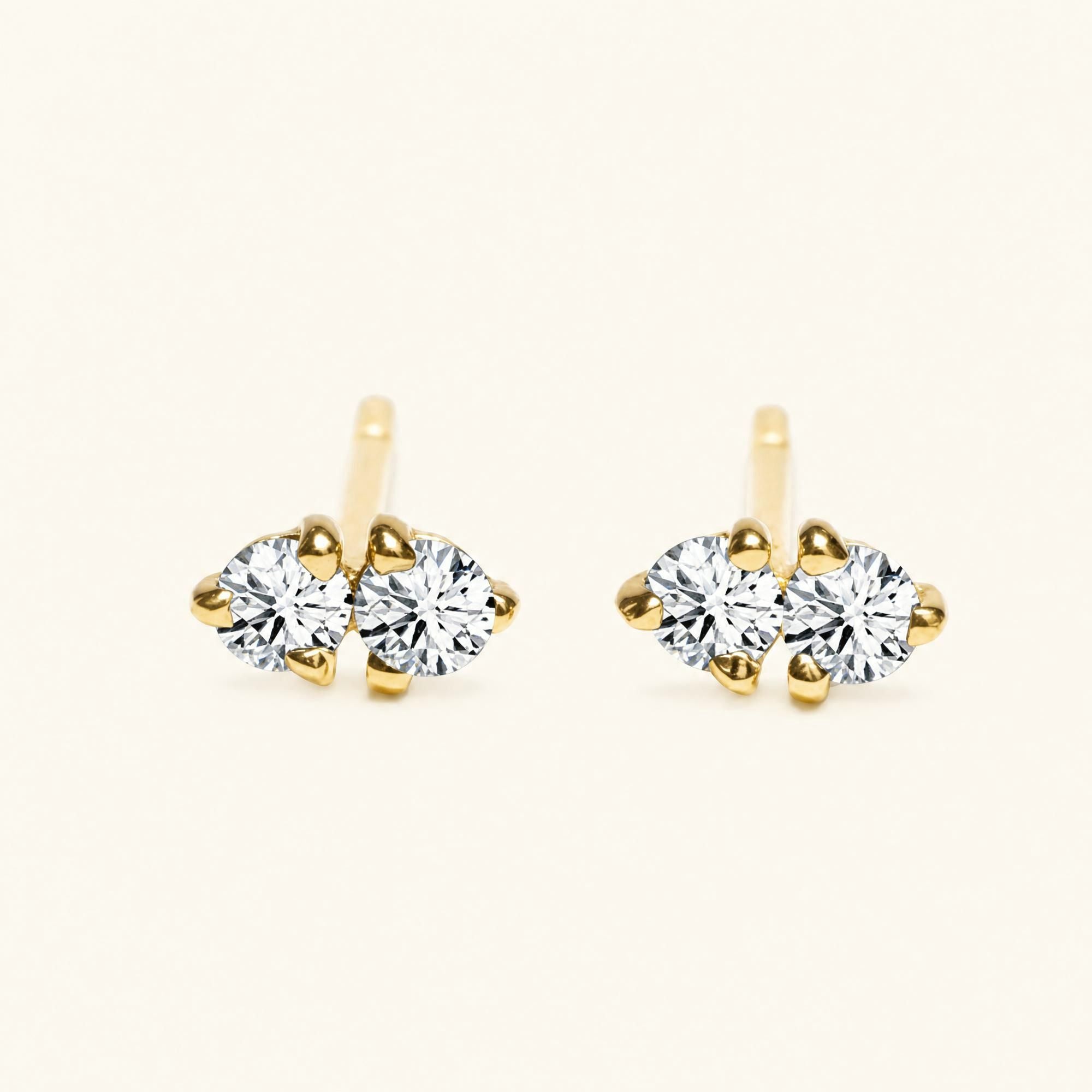 Boucles d’oreilles Prema Diamant - or jaune