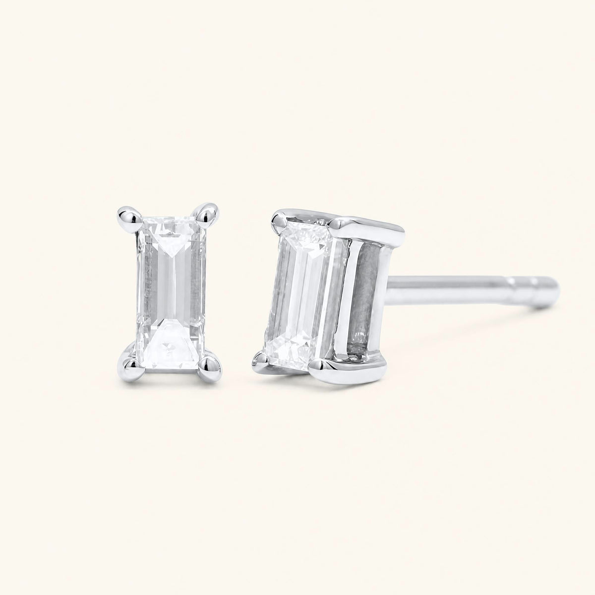 Boucles d'Oreilles Shanti Diamant - or blanc