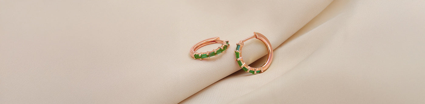 Boucles d'Oreilles Or Rose