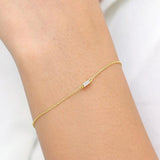 Pulsera de diamantes baguette Shanti