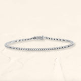 Tennis bracelet Ganga diamond in white gold