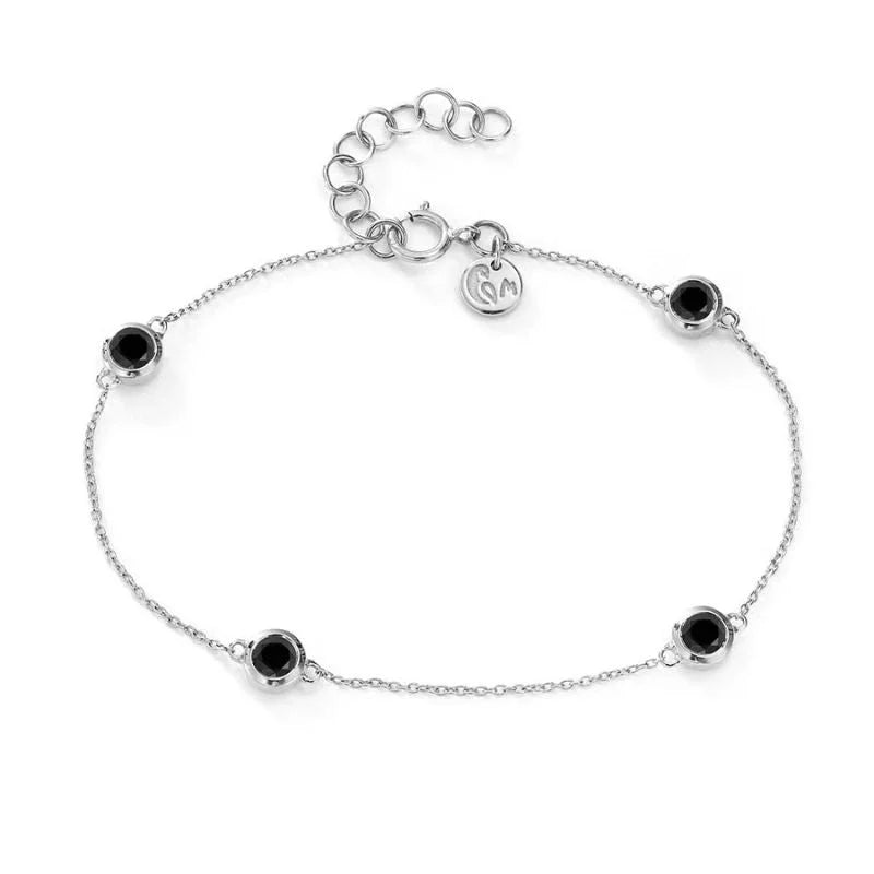 Bracelet en diamant en or 18 carats Mayuri avec diamants naturels qualité GVVS