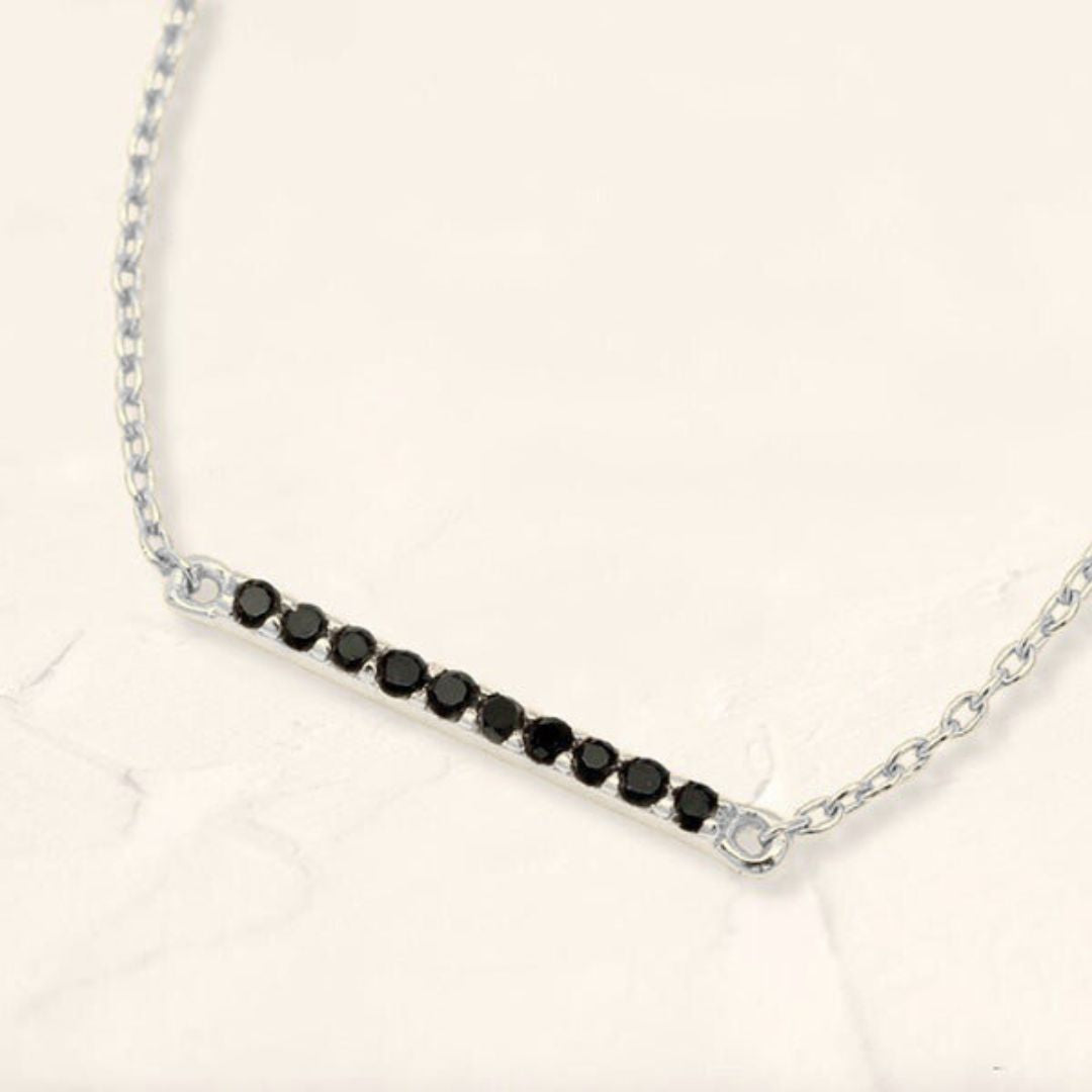 Bracelet diamant noir Ujala or blanc