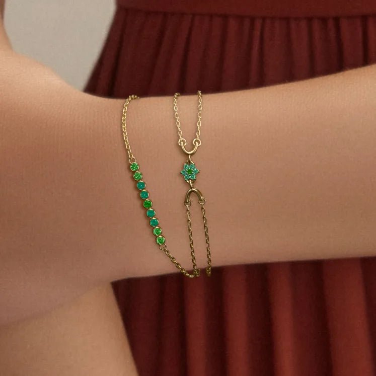 Bracelet Surya Emeraude Canopée
