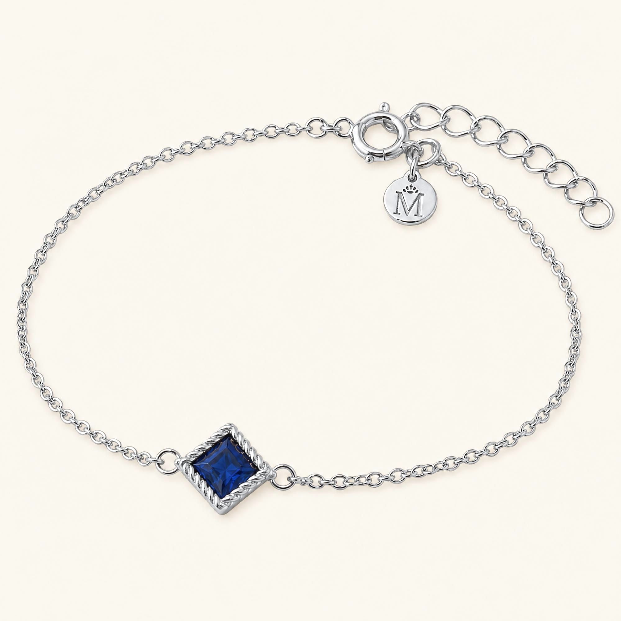 Bracelet Indrani saphir en or blanc 18 carats