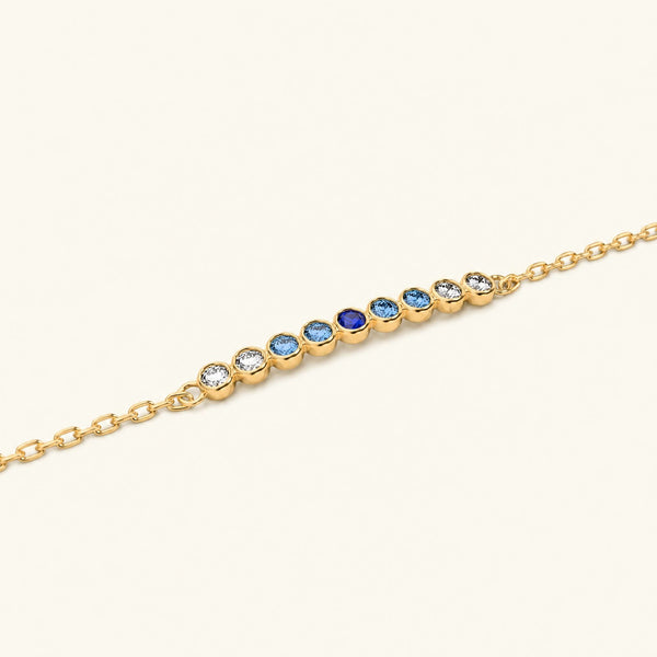 Bracelet Noor Or Jaune Saphir Horizon