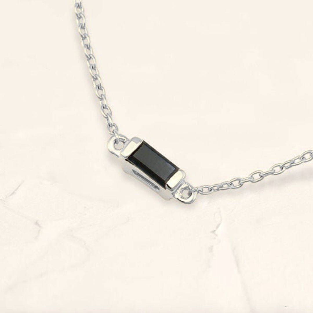 Bracelet shanti diamant noir or blanc