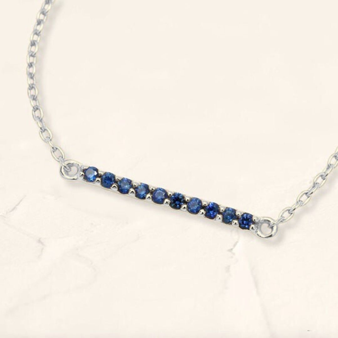 Bracelet ujala saphir or blanc